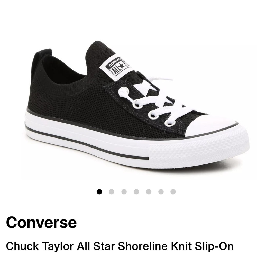Converse Kids Chuck Taylor All Star Shoreline Knit Slip-On Sneakers - Black